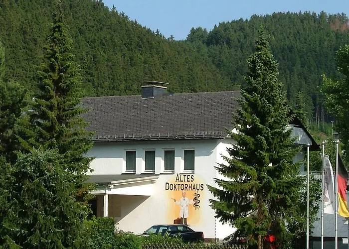 호텔 Altes Doktorhaus - Garni 빌링겐